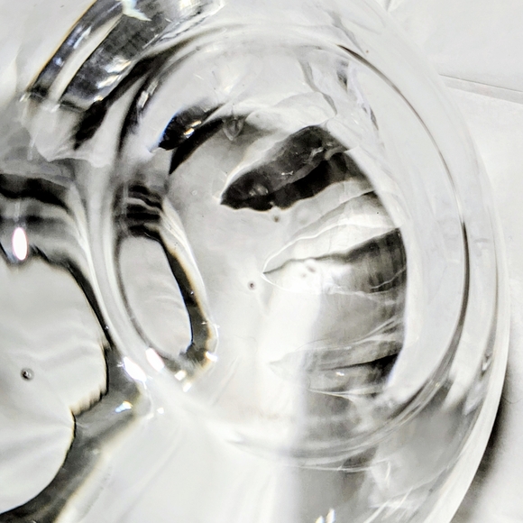 Large Vintage Hand-Cut Lead Crystal 7 Inch Rose Bowl Made in Poland - Picture 6 of 10